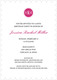Raspberry Circle Initials Invitations Image 11 of 11